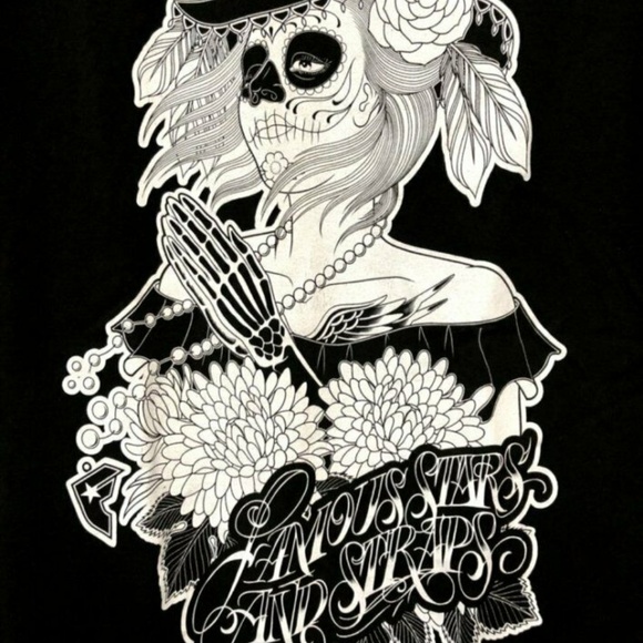 Famous Stars & Straps Dead Girl Black Short Sleeve - Picture 2 of 3